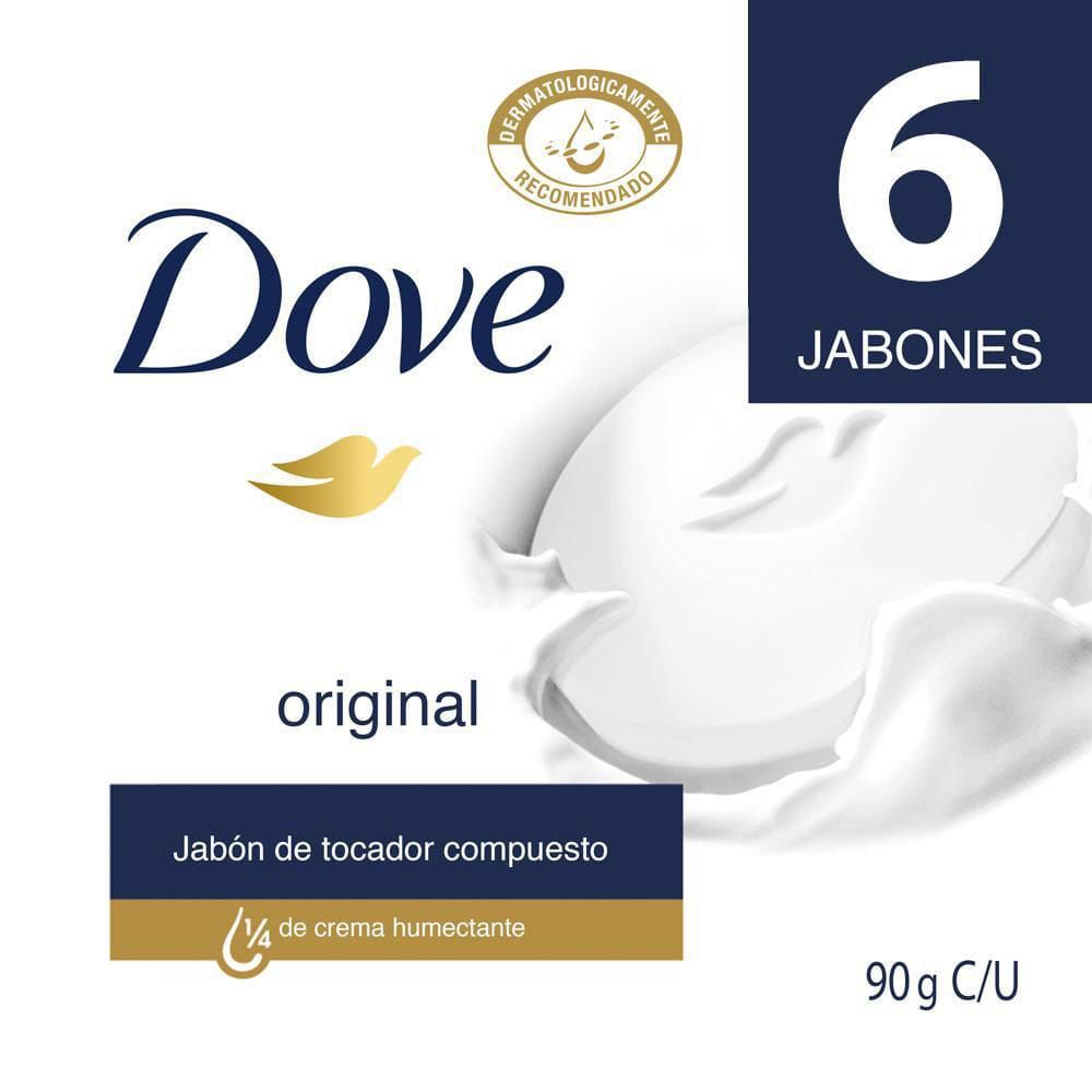 Imagen de Jabón Dove Original Barra x6und ( 540 gr )
