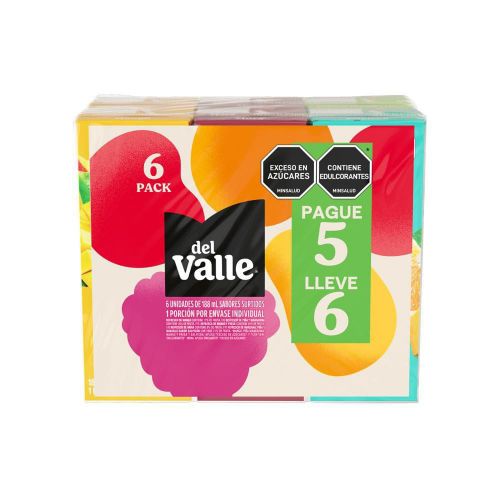 Imagen de Jugo Del Valle Frutal Surtido x6Und 188ml ( 940 ml )