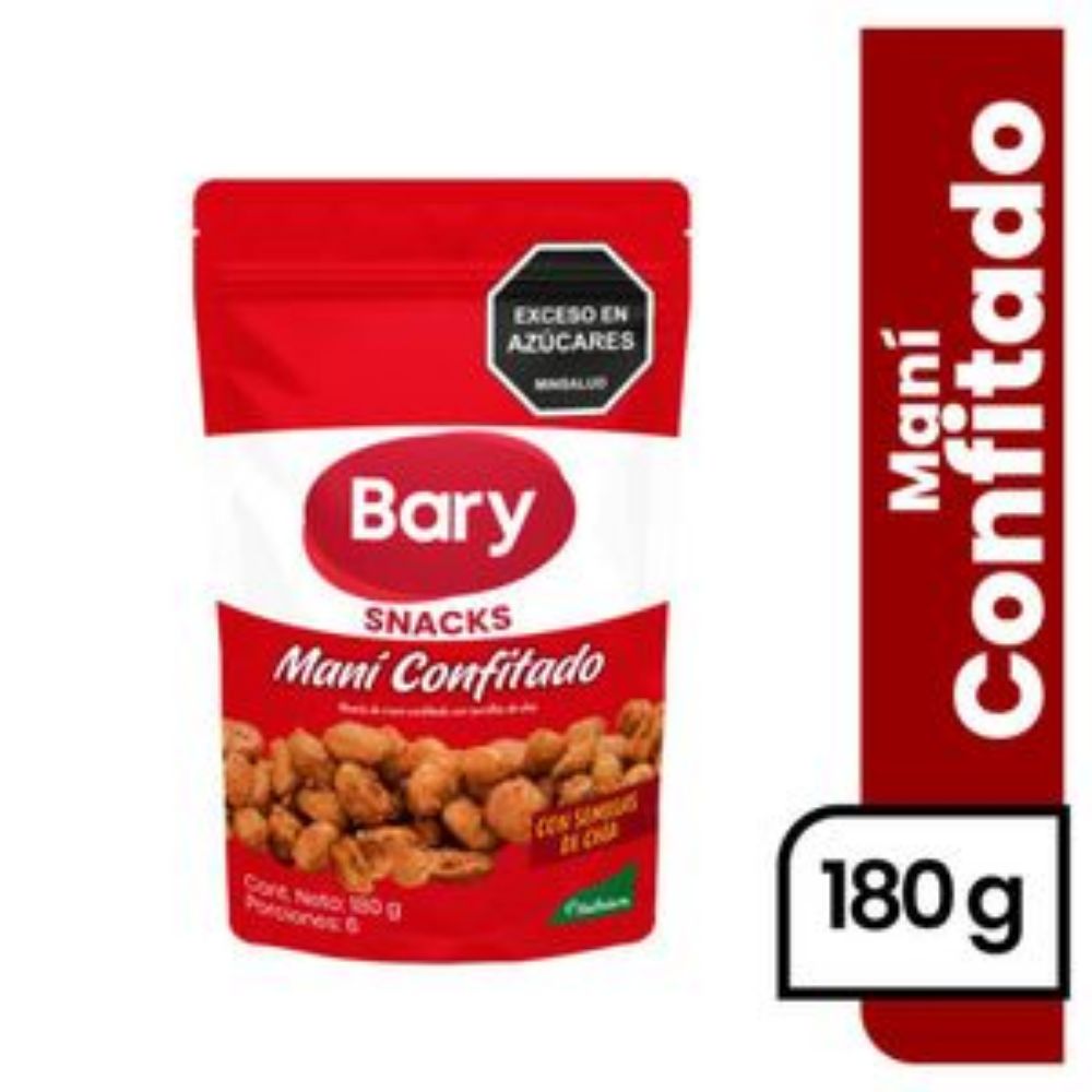 Imagen de Maní BARY Confitado Con Semillas De Chía (180 gr)