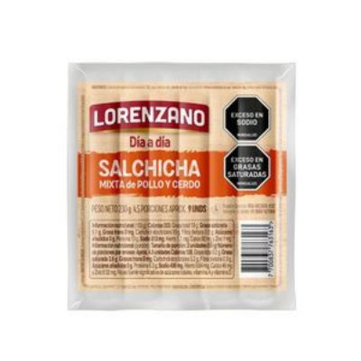 Imagen de Salchicha LORENZANO (230 gr)