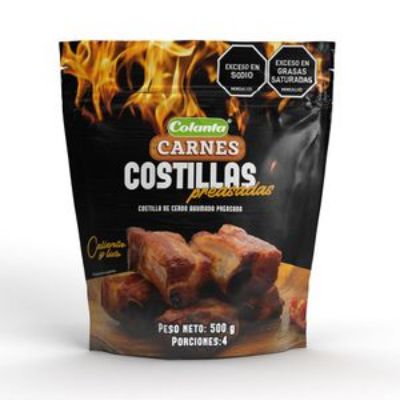Imagen de Costilla de cerdo COLANTA ahumada preasada (500 gr)