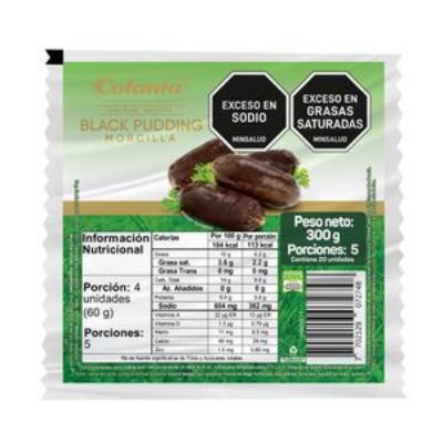 Imagen de Morcilla COLANTA black pudding (300 gr)