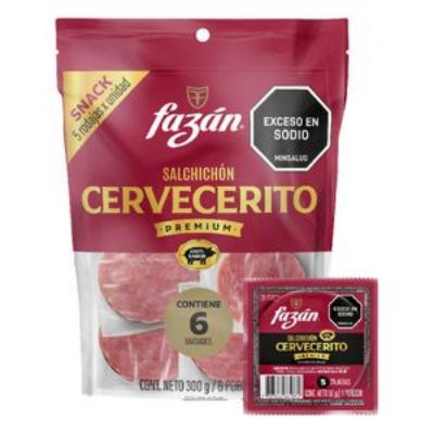 Imagen de Salchichon Premium Cervecerito fazán 300 gr