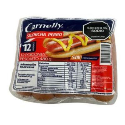 Imagen de Salchicha CARNELLY Mixta De Res (480 gr)