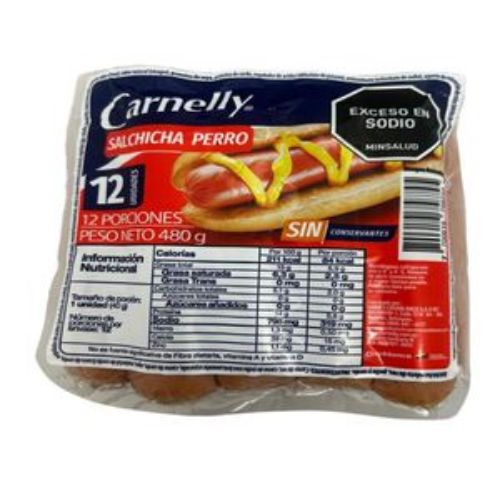 Imagen de Salchicha CARNELLY Mixta De Res (480 gr)