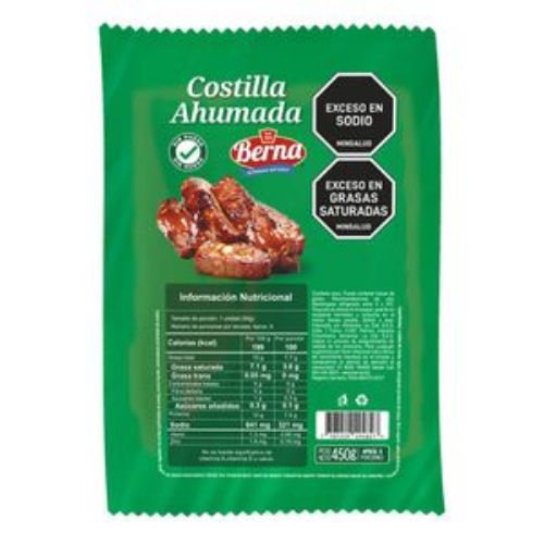 Imagen de Costilla BERNA Ahumada (450 gr)