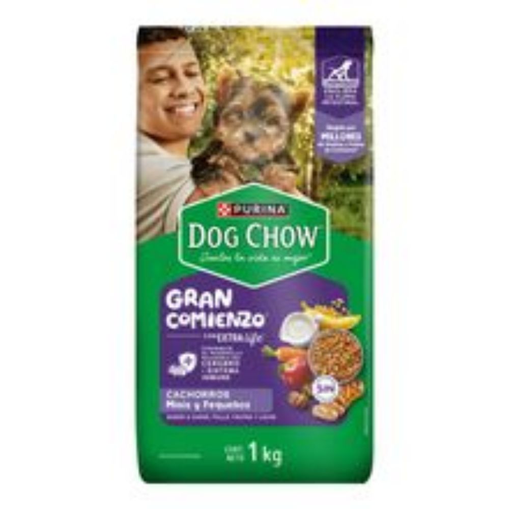 Imagen de Alimento para perro DOG CHOW cachorros minis pequeños x1000 g