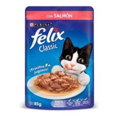 Imagen de Alimento húmedo para gato FELIX sabor a salmón x85 g