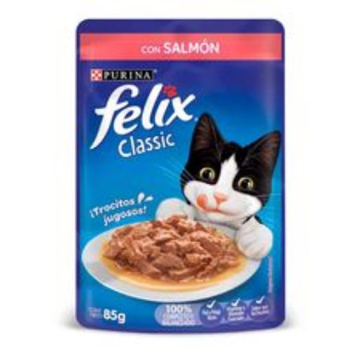 Imagen de Alimento húmedo para gato FELIX sabor a salmón x85 g