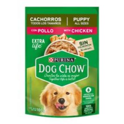 Imagen de Alimento húmedo para perro DOG CHOW cachorro sabor a pollo x100 g