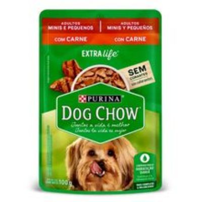 Imagen de Alimento húmedo para perro DOG CHOW adulto minis y pequeños carne x100 g