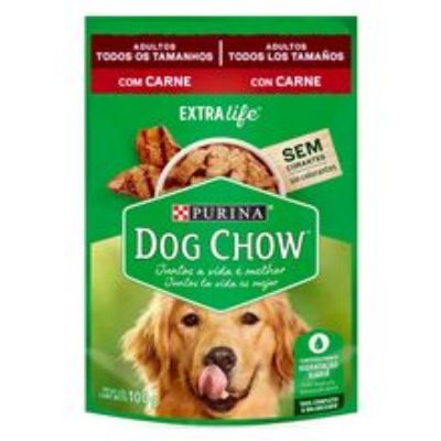 Imagen de Alimento húmedo para perro DOG CHOW adulto carne x100 g
