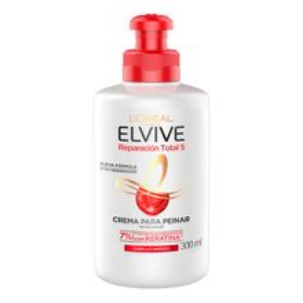 Imagen de Crema para peinar ELVIVE reparación total 5 x300 ml