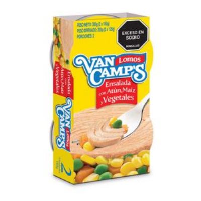 Imagen de Ensalada Atun Vegetales Duo VAN CAMPS 250 gr