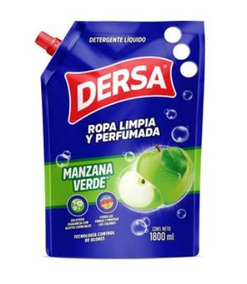Imagen de Detergente DERSA LIQUIDO MANZANA (1800 ml)