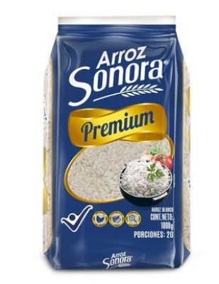 Imagen de Bolsa ARROZ SONORA PREMIUM blanco (1000 gr)