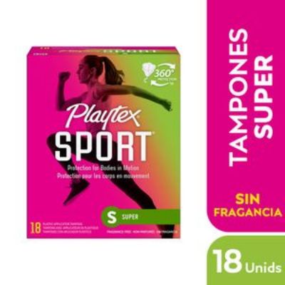 Imagen de Tampones digitales PLAYTEX Sport super (18 und)