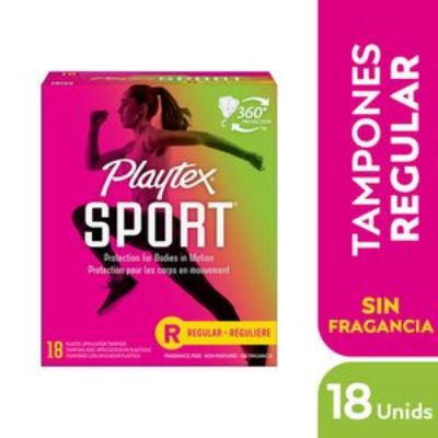 Imagen de Tampones digitales PLAYTEX Sport regular (18 und)
