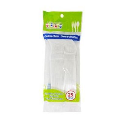 Imagen de Tenedor Blanco Grande DOMINGO 7702251075