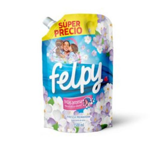 Imagen de SUAVIZANTE FELPY TELAS FRESCA PRIMAVERA (1500 ml)