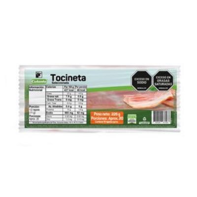 Imagen de Tocineta COLANTA seleccionada (225 gr)
