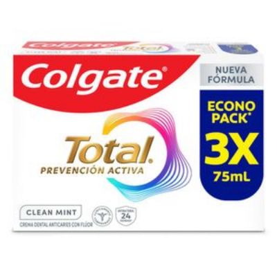 Imagen de Crema dental COLGATE total clean mint prevención activa (225 ml)