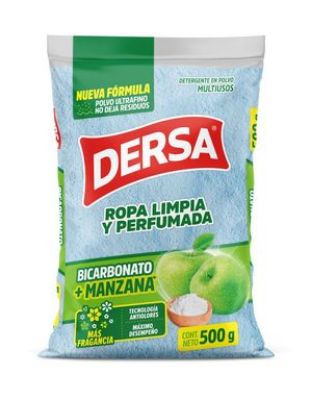 Imagen de Detergente en polvo DERSA multiusos bicarbonato + manzana (500 gr)