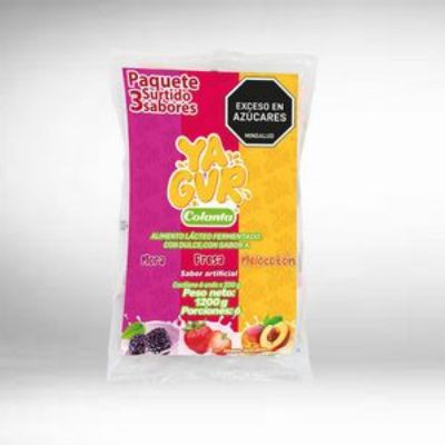 Imagen de Alimento lácteo COLANTA yagur paquete surtido x 6und (1200 gr)