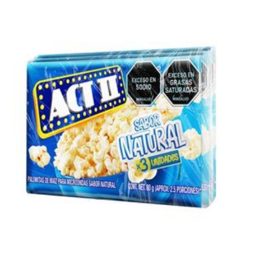 Imagen de Act 3Pck Natural ACT II 240 gr