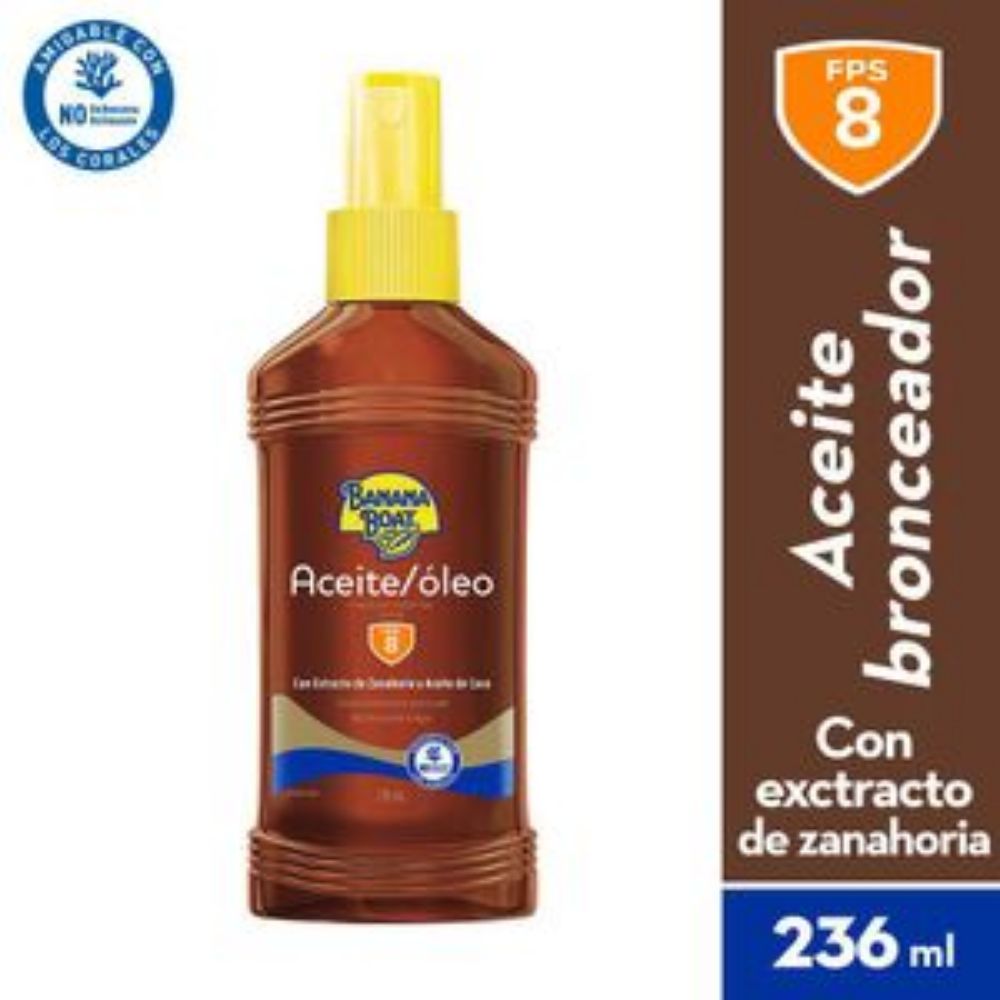 Imagen de Bronceador BANANA BOAT Extracto zanahoria y aceite de coco (236 ml)