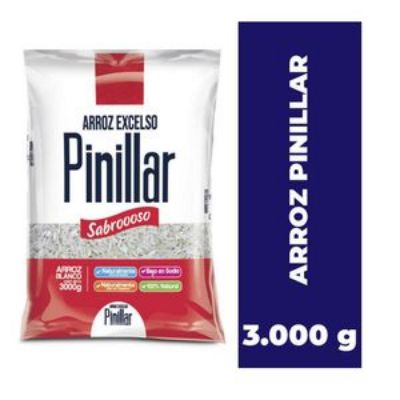 Imagen de Arroz PINILLAR blanco excelso (3000 gr)