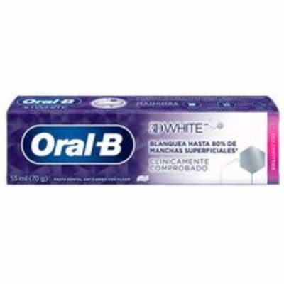 Imagen de Crema dental ORAL B 3D white brillant fresh x53 ml