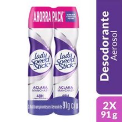 Imagen de Desodorante LADY SPEED STICK 2 unds x91 g c/u