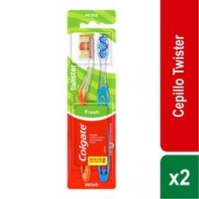 Imagen de Cepillo dental COLGATE twister x2 unds gratis cabecitas