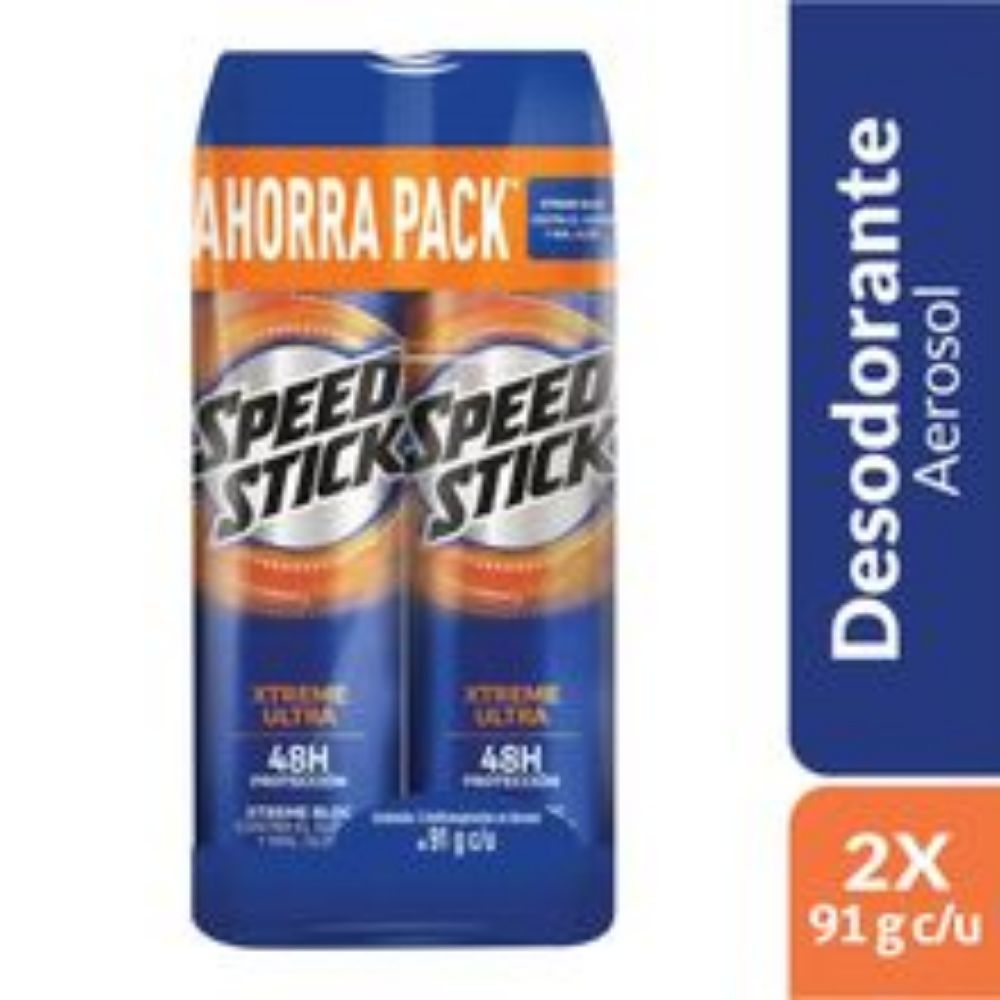 Imagen de Desodorante SPEED STICK spray xtreme 2 unds x91 g c/u
