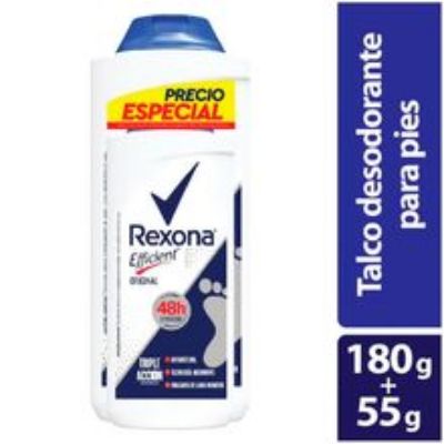 Imagen de Talco REXONA effiecient x180 g + 1x55 g