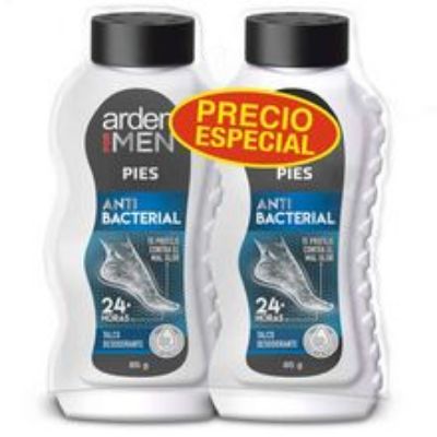 Imagen de Talco ARDEN FOR MEN antibacterial 2 unds x85 g c/u