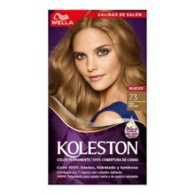 Imagen de Tinte KOLESTON rubio avellana kit 73
