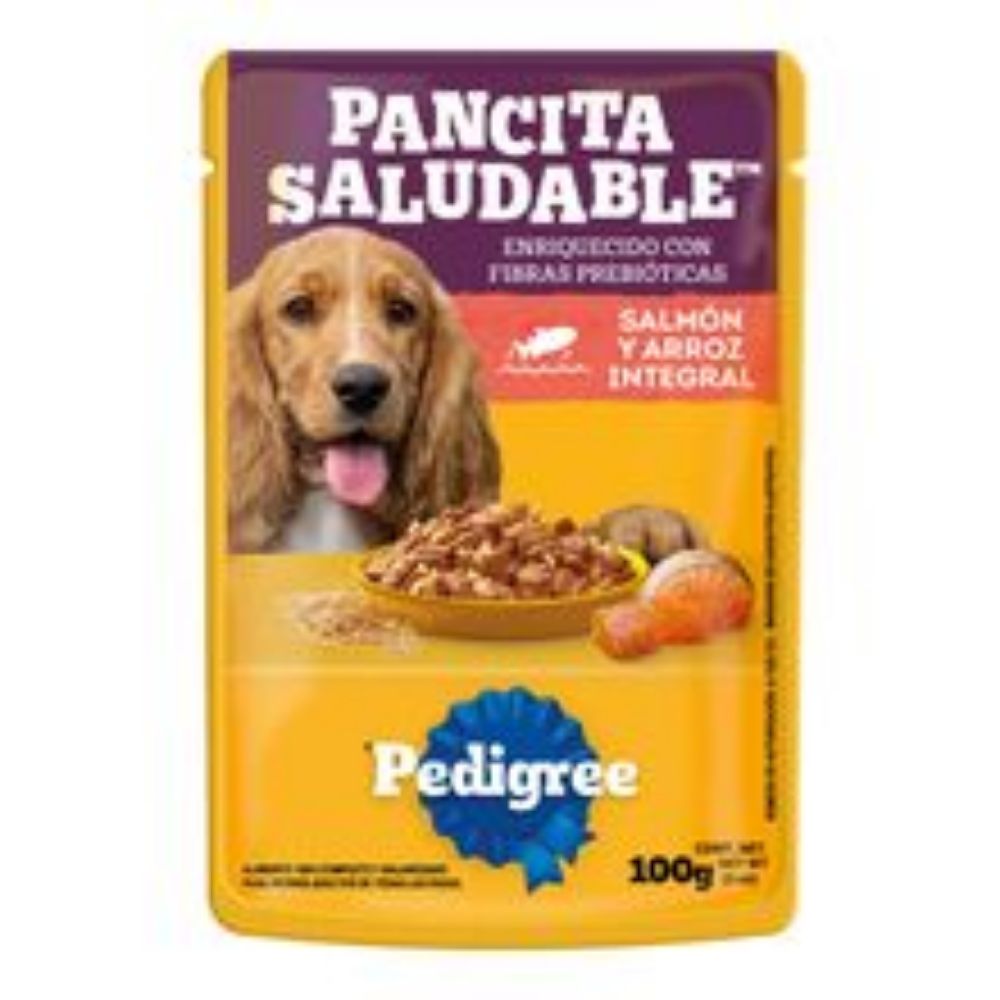 Imagen de Alimento húmedo PEDIGREE salmón y arroz x100 g