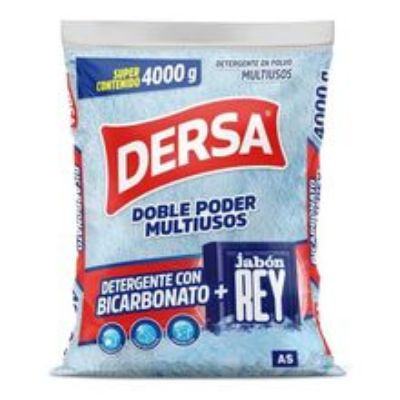 Imagen de Detergente DERSA polvo con bicarbonato + jabon rey x4000 g