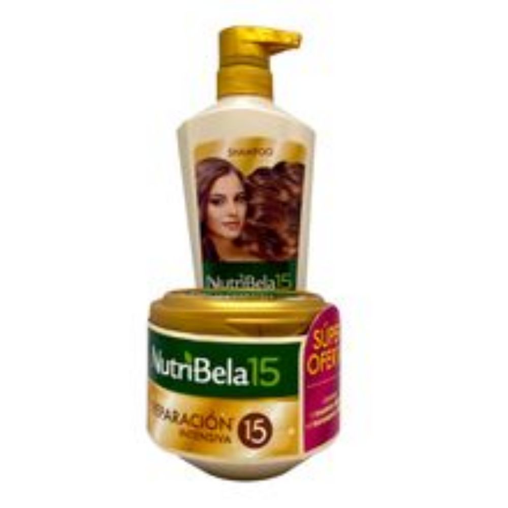 Imagen de Shampoo NUTRIBELA reparación intensiva x400 ml +Tratamiento x300 ml