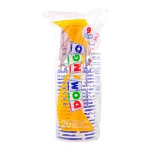 Imagen de .REEMP VASO PAPEL 9 OZ DOMINGO 00900002