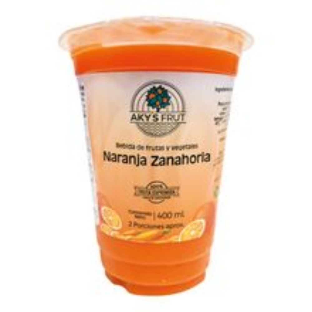 Imagen de Jugo AKY'S FRUT naranja zanahoria x400 ml