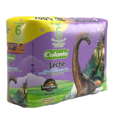 Imagen de Leche UHT Deslactosada Semidescremada Colanta Bolsa X 1000 ml X 6 U