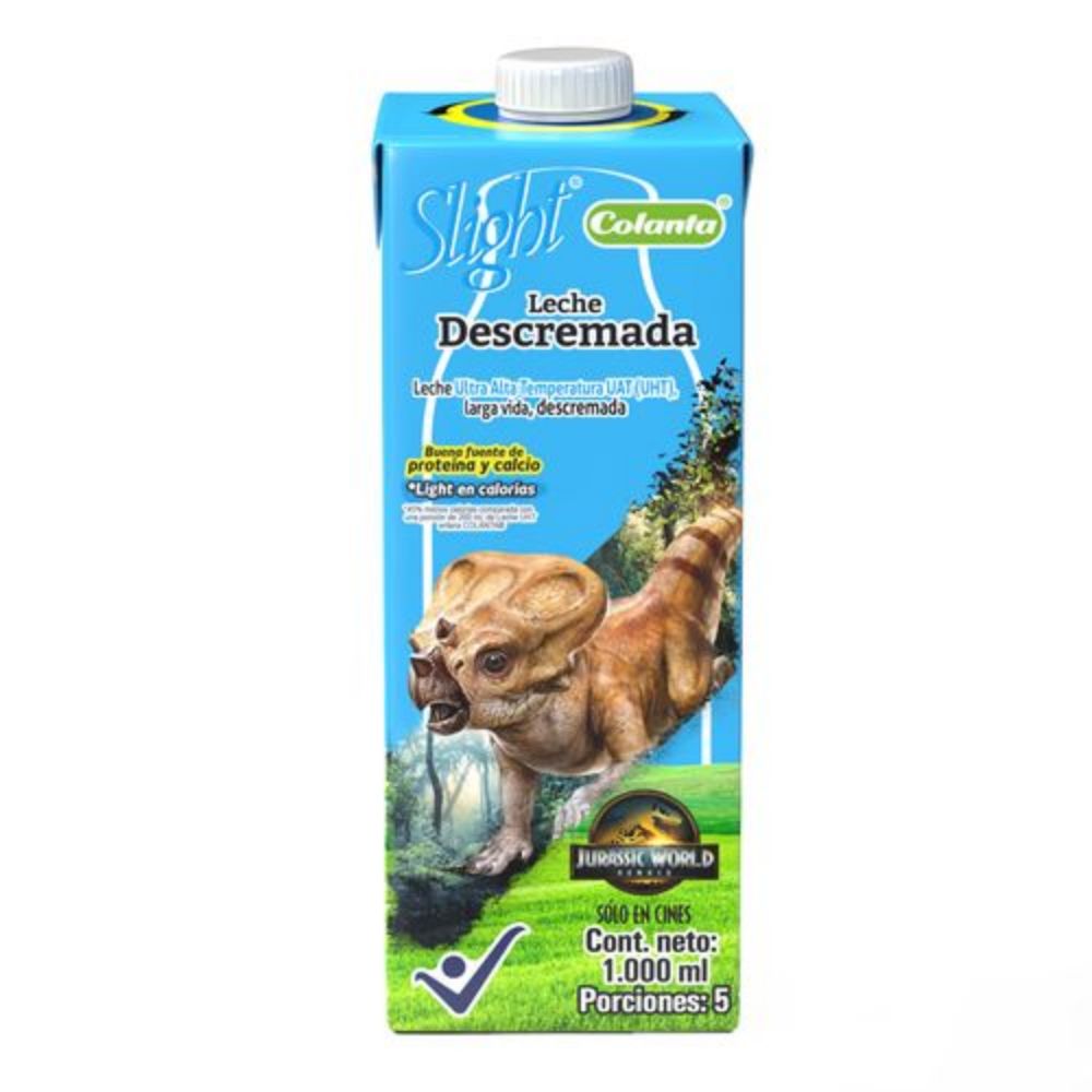 Imagen de Leche UHT Slight Descremada Colanta Caja X 1000 ml