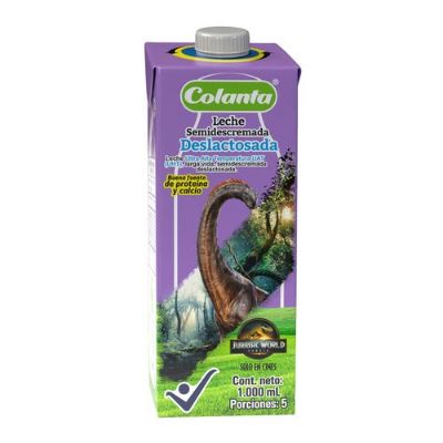 Imagen de Leche UHT Deslactosada Semidescremada Colanta Caja X 1000 ml