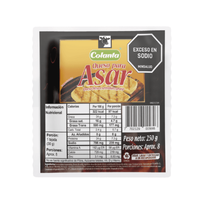 Imagen de Queso para Asar Colanta X 250 g