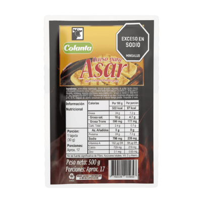Imagen de Queso para Asar Colanta X 500 g