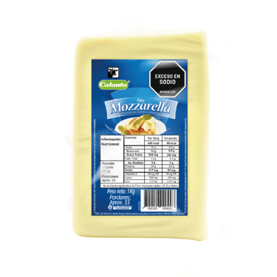 Imagen de Queso Tipo Mozzarella Colanta Bloque X 1000 g