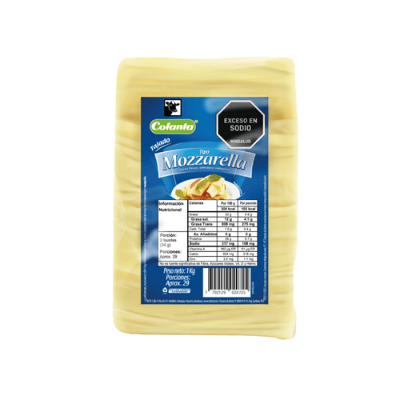 Imagen de Queso Tipo Mozzarella Colanta Tajado X 1000 g